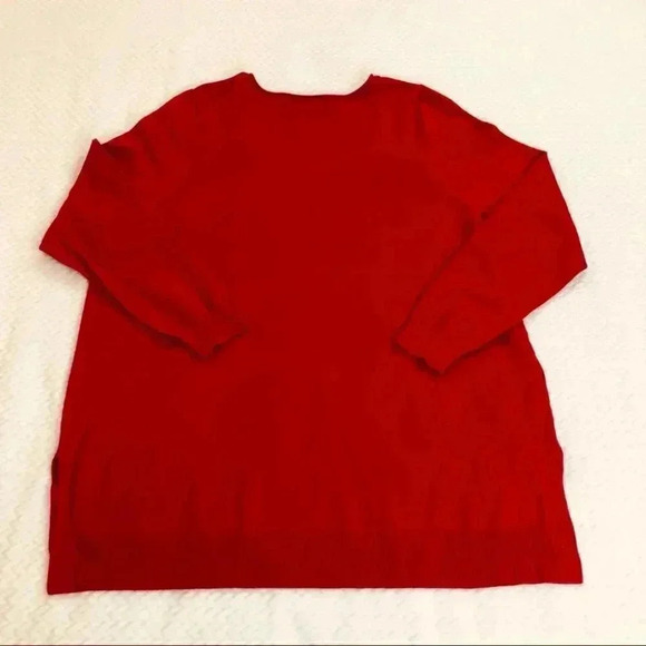 Lane Bryant Pullover Sweater Red Size 18/20 - Picture 6 of 13
